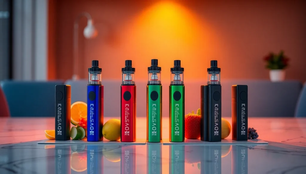 Buy HQD Surv kaufen - a colorful array of HQD vapes in enticing flavors.